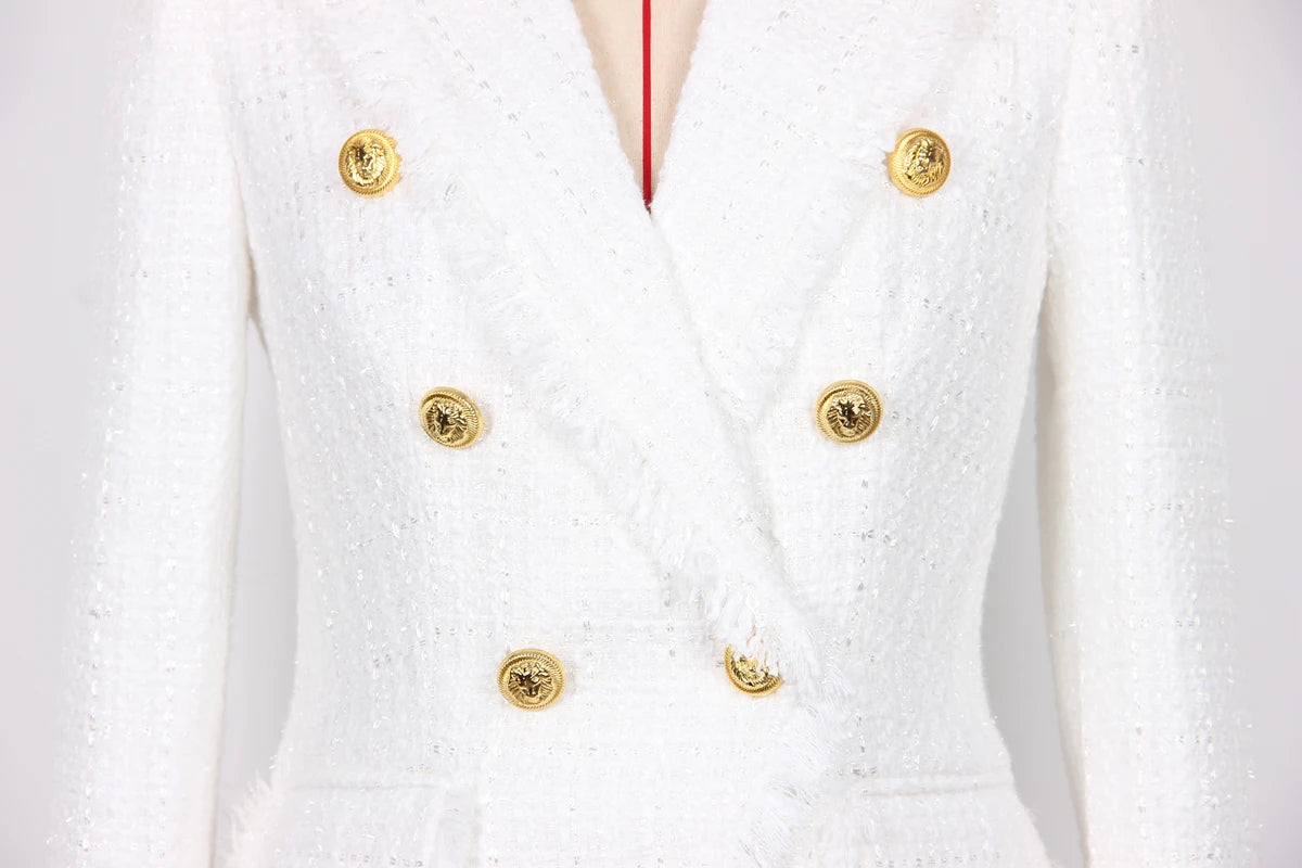 Spring And Autumn New Euro-n Celebrity Net Red High-end Women's High-end Fabric Fashion Classic Women's Blazer Jacket Fashion