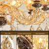 Chandelier Living Room Grand Luxury Crystal Lamp Dining Room Bedroom Decoration French Retro Chandelier Lighting Fixtures