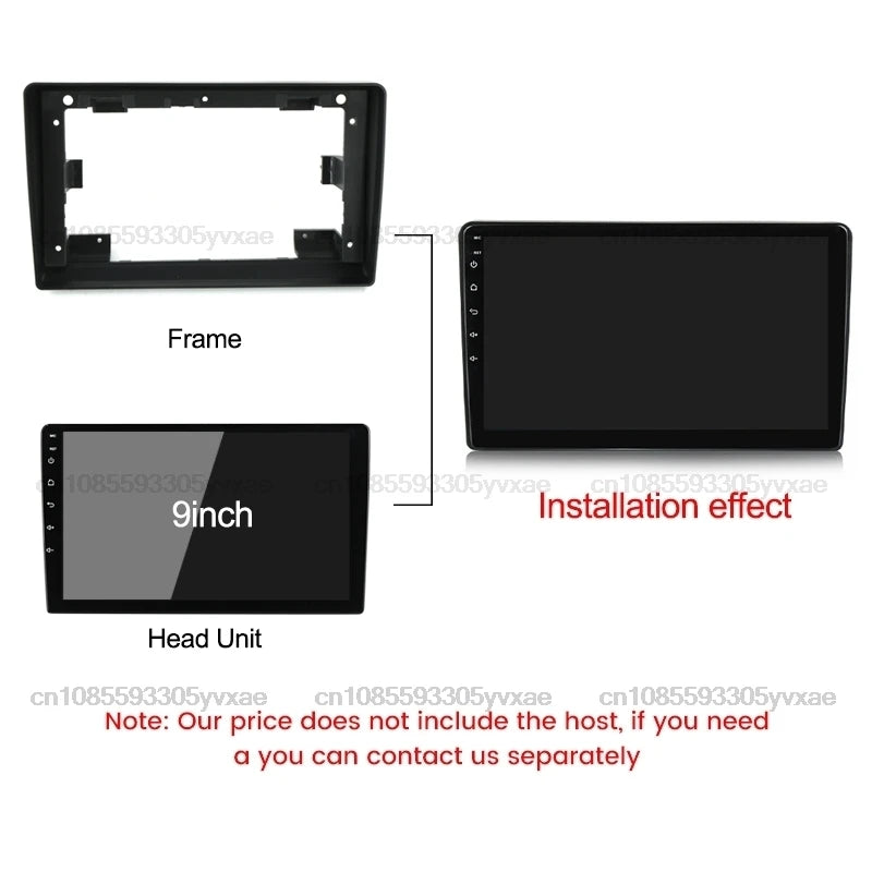 Car Radio Fascia for Peugeot 308 2013 14 15 16 2017DVD Stereo Frame Board Adapter Mount Dashboard Mount Bezel Trim Kit android