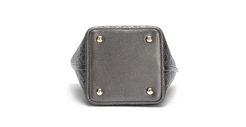 Retro Classic Women's Fashion Handbags Pure Color Design Metal Lock Buckle Accessories Ladies Shoulder Bags Minimalist Versatile