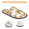 Custom Queen Of Absolutely Everything Gold Baroque Soft Memory Foam House Slippers Women Comfy Warm Anti-skid Sole Slipper