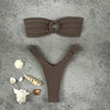 Micro Bikini Push Up Women Swimsuits 2024 Sexy Female Swimwear Brazilian Bikini Set Thong Biquini Swim Suits Solid Beachwear