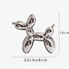 21cm Big Size Ceramic Balloon Dog Abstract Ornament Creative Sculpture Study Room Statue Home Office Accessories Decoration