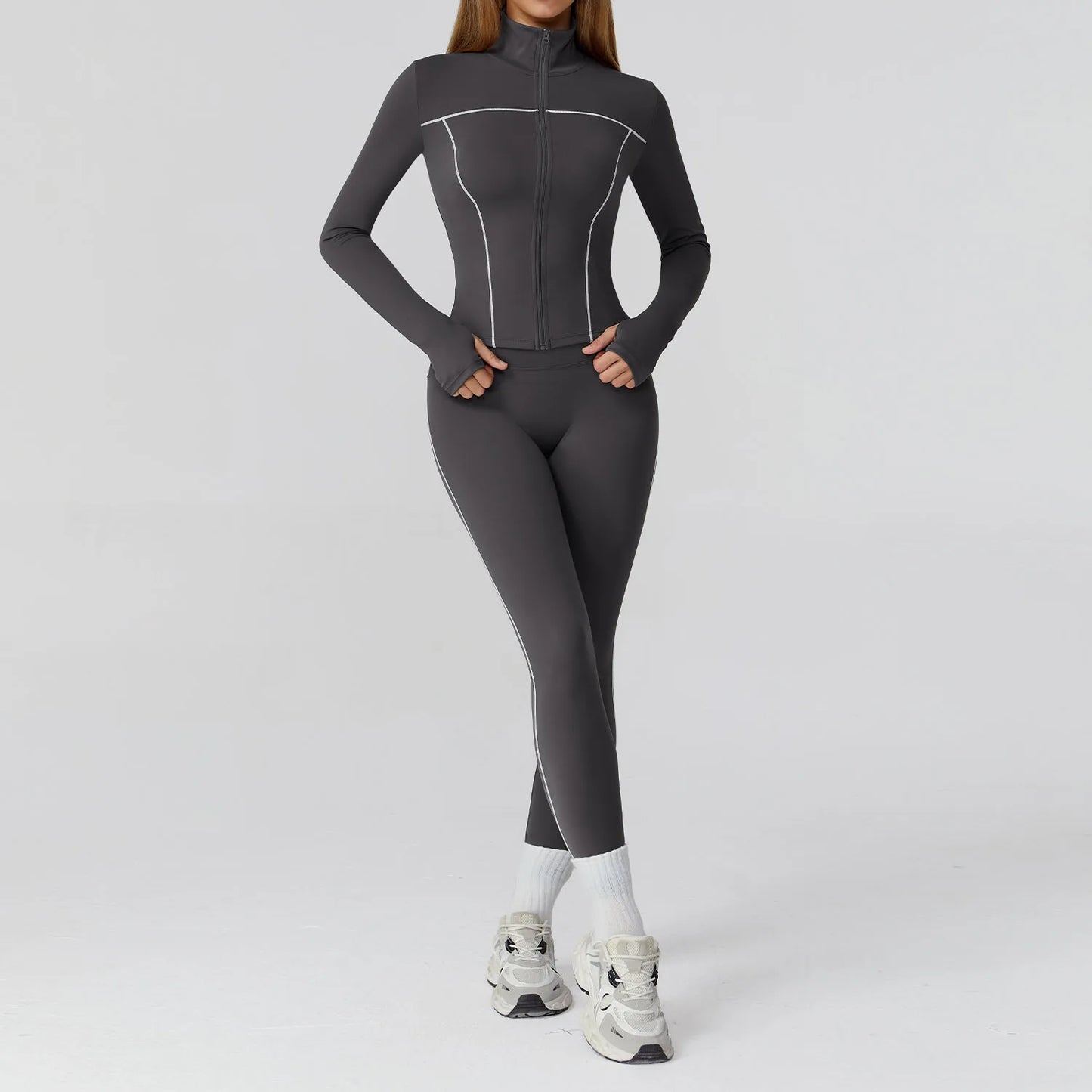 Yoga Set 2/3PCS Sports Outfits Women Clothes Fitness Tracksuit Gym Legging Workout Long Sleeved Female Bra Yoga Suit Sportswear
