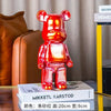 20/28/35cm Aesthetic Bear Figure Stautes Ceramics Violent Bear Figurines Sculptures Decor Luxury Room Decorations Home Ornament