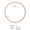 Caraquet Punk Hip Hop Cuban Link Chain Choker Necklace Iced Out Rapper Crystal Necklace Fashion Bling Rhinestone Jewelry Gift
