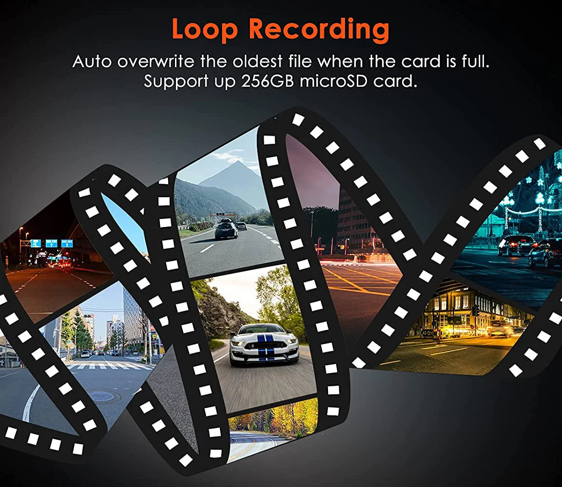 10.26“  Dash Cam 4K 3840*2160P Car Dvr Carplay Android Auto GPS 5G WIFI  Stream RearView Mirror Dashcam Camera Drive Recorder FM