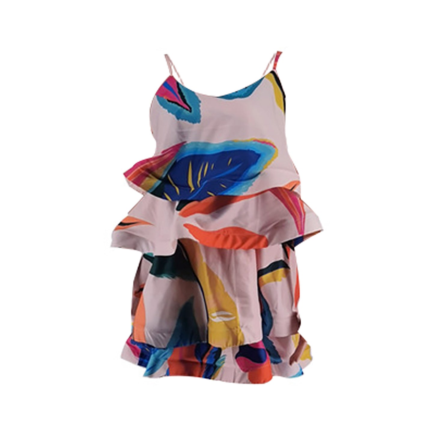 Outfits Dress Summer Sexy Floral Sling Dress Dresses For Woman Summer Clothing Layered Block Printe Suspender Dresses