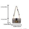 Letter Print Lock Luxury handbags Women Shoulder Bags Designer Crossbody Purses Handbag Chain Strap Clutch Bag 2025 New Small
