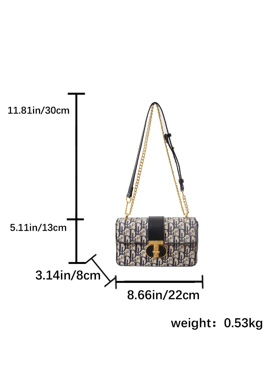 Letter Print Lock Luxury handbags Women Shoulder Bags Designer Crossbody Purses Handbag Chain Strap Clutch Bag 2025 New Small