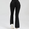 Women Flare Pocket Leggings High Waist Sport Yoga Pants Quick Dry Breathable Leggings Outfit Fitness Gym Clothes Sportwear Pant