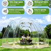 Transparent Dome Tent Camping Tent Outdoor Waterproof 4-8 Person Transparent Mushroom Tent For Wild Trips Hiking SurvivalOutdoor