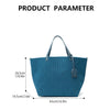 CH Classic Models of Women's Shoulder Bag Solid Color Fashionable Versatile Large-capacity Handbag Elegant Shopping Ladies Bag