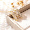 RAKOL Exquisite Copper Gold-plated Zircon Pendant American Minimalist Collarbone Chain 26 A-Z Balloon Letter Necklace For Women