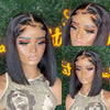 210% Density Vietname Super Double Drawn Bone Straight 13x4 Frontal Bob Wig with 100% Human Hair 613 Honey blond For Black Women