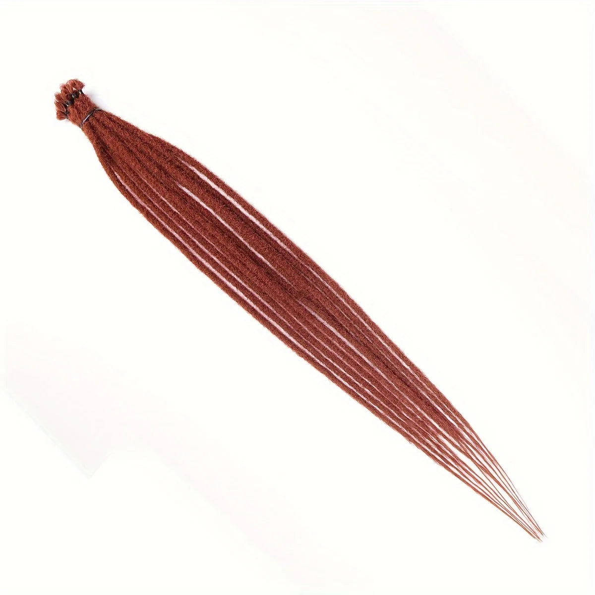 24Inch Dreadlock Extensions Synthetic Loc Extensions 0.6CM 100% Full Head Handmade Permanent Dreadlocks Extension for Men/Women