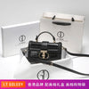 Luxury Designer Bags with High Quality Alligator Printing Leather and Delicate Metal Design Women's Portable Shoulder Bag