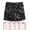 Party Club Stage Show Mini Skirts for Women Clothing Fashion Clothes Sexy Streetwear Dance Bling Sequined Hot Girls