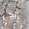VC Sexy Deep V Plunge Neck Backless Sequins Mesh Sparkly Silver Maxi Long Dress Elegant Party Evening Outfits Vestido