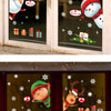 Christmas Window Sticker Merry Christmas Decorations For Home 2024 Cristmas Ornament Xmas Navidad Natal Gifts New Year 2025