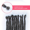 24Inch Dreadlock Extensions Synthetic Loc Extensions 0.6CM 100% Full Head Handmade Permanent Dreadlocks Extension for Men/Women