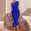 Elegant Bandage Dress Luxury Party Evening Club Night Cocktail Modest Holiday Bodcyon Celebrity Woman Clothes High Quality