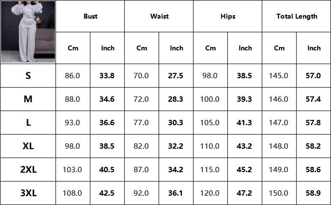 Elegant Jumpsuits for Women Luxury Round Neck Full Sleeve Belt Waisted High Waisted Straight Female Birthday Party Celebrate New