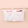 New Thick Plush Baby Crib Hanging Storage Bag Portable Double Pockets Newborn Cot Toy Organizer Bag Bed Headboard Storage Pouch