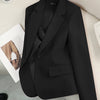 Women Blazer Ladies Red Green Beige Black Solid Female Business Work Wear Slim Formal Jacket Coat For Autumn Winter