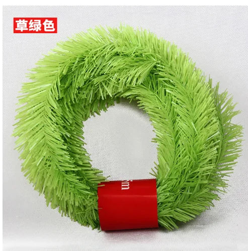 5.5m Rattan  Artificial Pine Fir Wreath  Christmas Tree Decoration Garland  Rative Green Christmas Xmas Decor Fake Plants