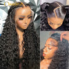 360 Lace Front Wig Human Hair Water Wave Invisi Strap Snug Fit 360 Transparent Lace Frontal Wigs Pre Cut Lace Wig Bleached Knots