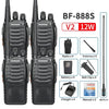 2/4PCS Baofeng BF-888S V2 Walkie Talkie Dual Band Portable Long Range Standby UHF 400-470MHz USB Ham Two Way Radio for Hunting