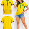 Summer New Brazil Football Jerseys For Men 2026 Football Support Sports Tshirts Mesh Breathable Tees Fans Gifts Man Clothing