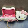 Hello Kitty Diamond Bag Sanrio Cute Cartoon lipstick bag  Fashion Girl Messenger Bag Handmade Diamond Inlaid Handbag Girl Gifts