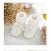 Infant Baby Shoes Cotton Knitted Newborn Girl Boy Boots Fashion Solid Warm Toddler Kid Slip-On Bed Shoes Handmade 0-18M Footwear