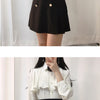 Korea Chic Tops Blusas Japan Style Elegant Hot Cute Preppy Girls Work Button White Shirts Retro Flhjlwoc Fashion Women Blouses