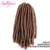 Sallyhair Synthetic Faux Locs 14inch 70g/pack Crochet Braiding Hair Extensions Afro Hairstyles Soft Dreadlock Crochet Braids