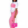 2 Piece Women Set Dashiki African Clothes Summer Autumn New Fashion Short Sleeve Top And Pants Suit Party Lady Matching Sets