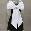 Women Sexy Backless Short Dress Fashion Sleeveless Big Bow Mini  Dress Lady Evening Party Dress 2025 Summer New Women's Clothing