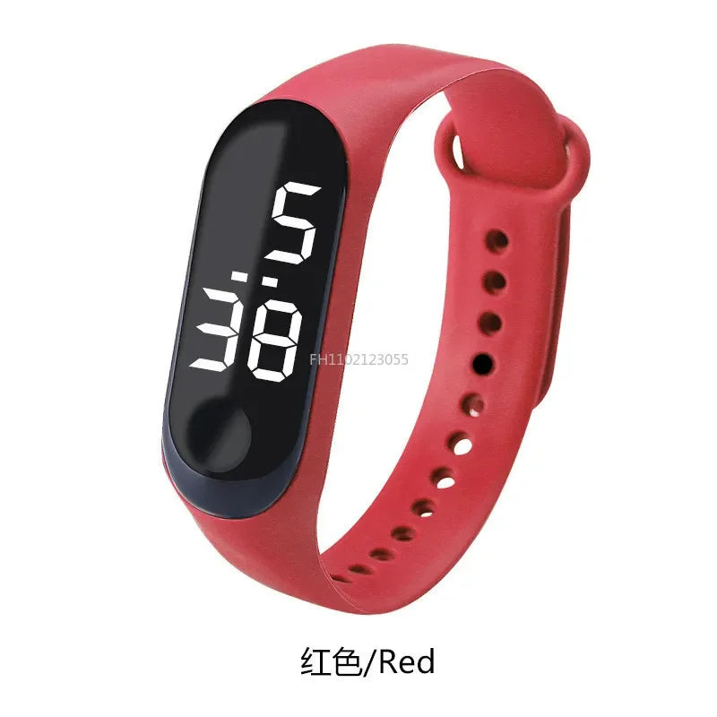 LED Digital Watch Men Women Casual Fashion Sport Girls Bracelet Boys Watches Electronic Silicone Wrist Watch for Children Kids