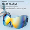 Y2k Oversized Sports Sunglasses Women 2000's Wrap Around Shield Goggle Men 2024 Luxury Brand Trends Punk Sun Glasses Male Oculos