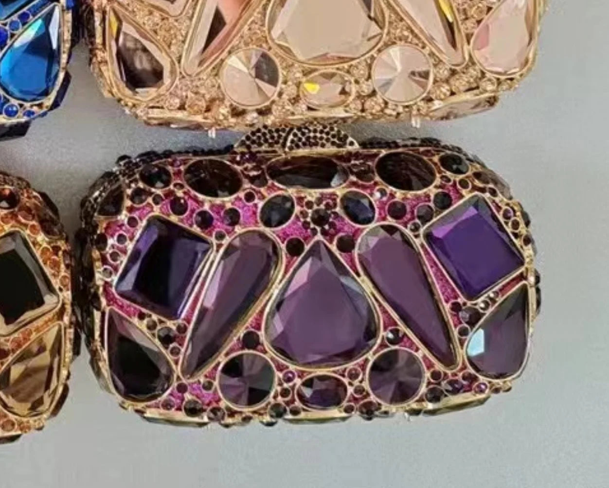 Women Rhinestone Evening Bags Luxury Designer Handbags Crystal Banquet Party Bags Fashion Dress Stone Bag Shiny Dinner Clutch