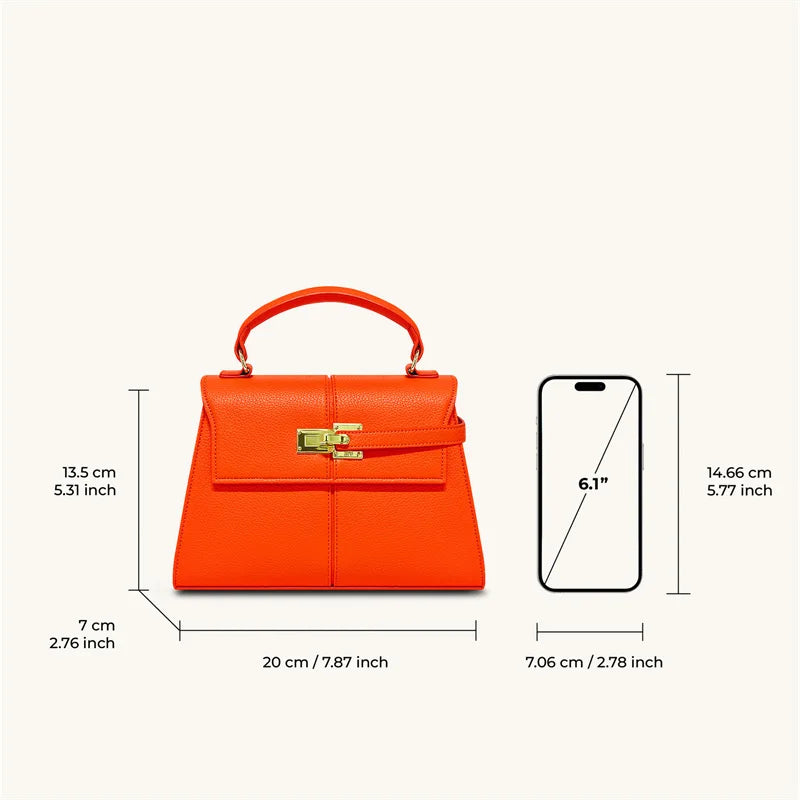 2025 New Orange Color JW PEI Women's Handbag Elise Designer Fashion  Tote Bag Small Square Crossbody Bag Premium Women Bag