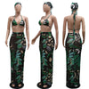Cover Up Skirt Swimsuit Women Strapless Tank Crop Tops And Patchwork Skirt Fashion Pleated Beach Swimwear Bikini 2024 Summer