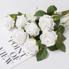3/5/10/20pcs Roses Artificial Flowers Rose Flower Branch Artificial Red Roses Realistic Fake Rose for Wedding Home Decor