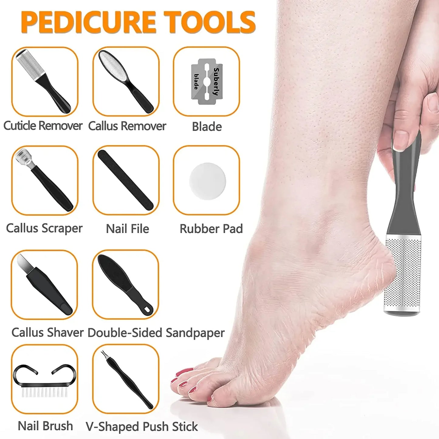 Rechargeable Electric Foot File Callus Remover Machine Pedicure Device Foot Care Tools Feet For Heels Remove Dead Hard Skin