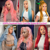 13x4 13x6 HD Transparent Full Frontal Lace 613 Blonde Colored Straight Human Hair Wigs Lace Front Wigs For Women 34 36 Inch