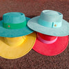 Fedora hat nubuck leather elastic webbing concave top wide brim hat for men and women autumn and winter hat  sombrero hombre