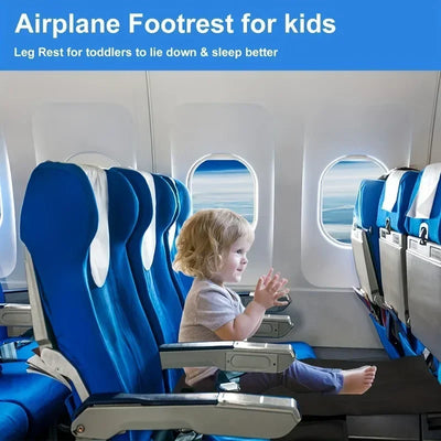 Children's Travel Airplane Bed, Portable Children's Pedals, Airplane Hammock , Baby Footstool, Toddler Airplane Seat Extender