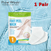 FlowWeek Exfoliating Foot Mask-Skin Exfoliating Foot Mask For Dry,Chapped Feet,Calluses,Dead Skin Remover, Exfoliant
